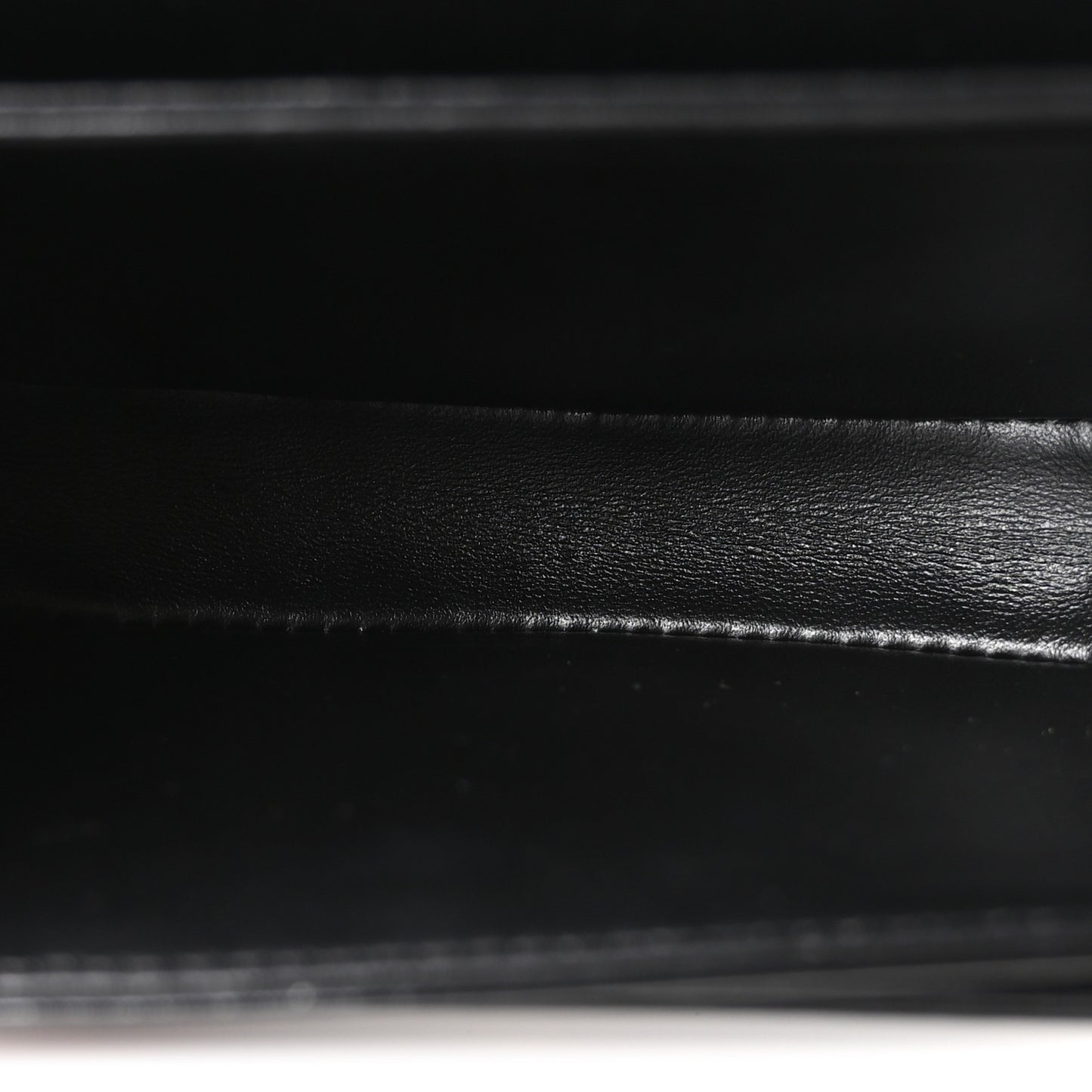 Shiny Calfskin Triomphe Mini Besace Clea Black