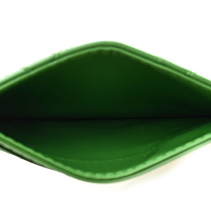 Christian Dior Patent Cannage Lady Dior Card Holder Green 5 of 6