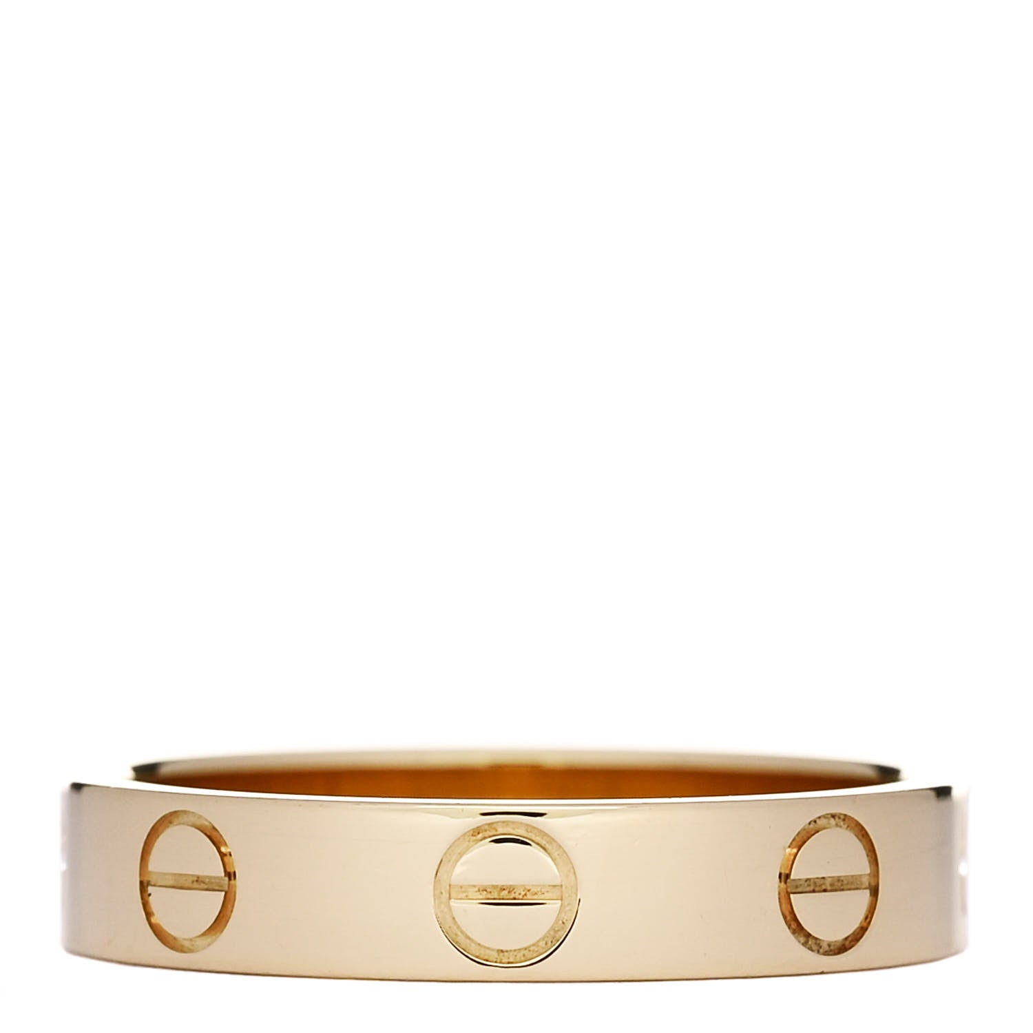 Cartier 18K Yellow Gold 3.5mm LOVE Wedding Band Ring 51 5.75 3 of 5