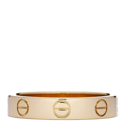 Cartier 18K Yellow Gold 3.5mm LOVE Wedding Band Ring 51 5.75 3 of 5