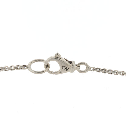 David Yurman Sterling Silver Diamond Petite Infinity Pendant Necklace 4 of 6