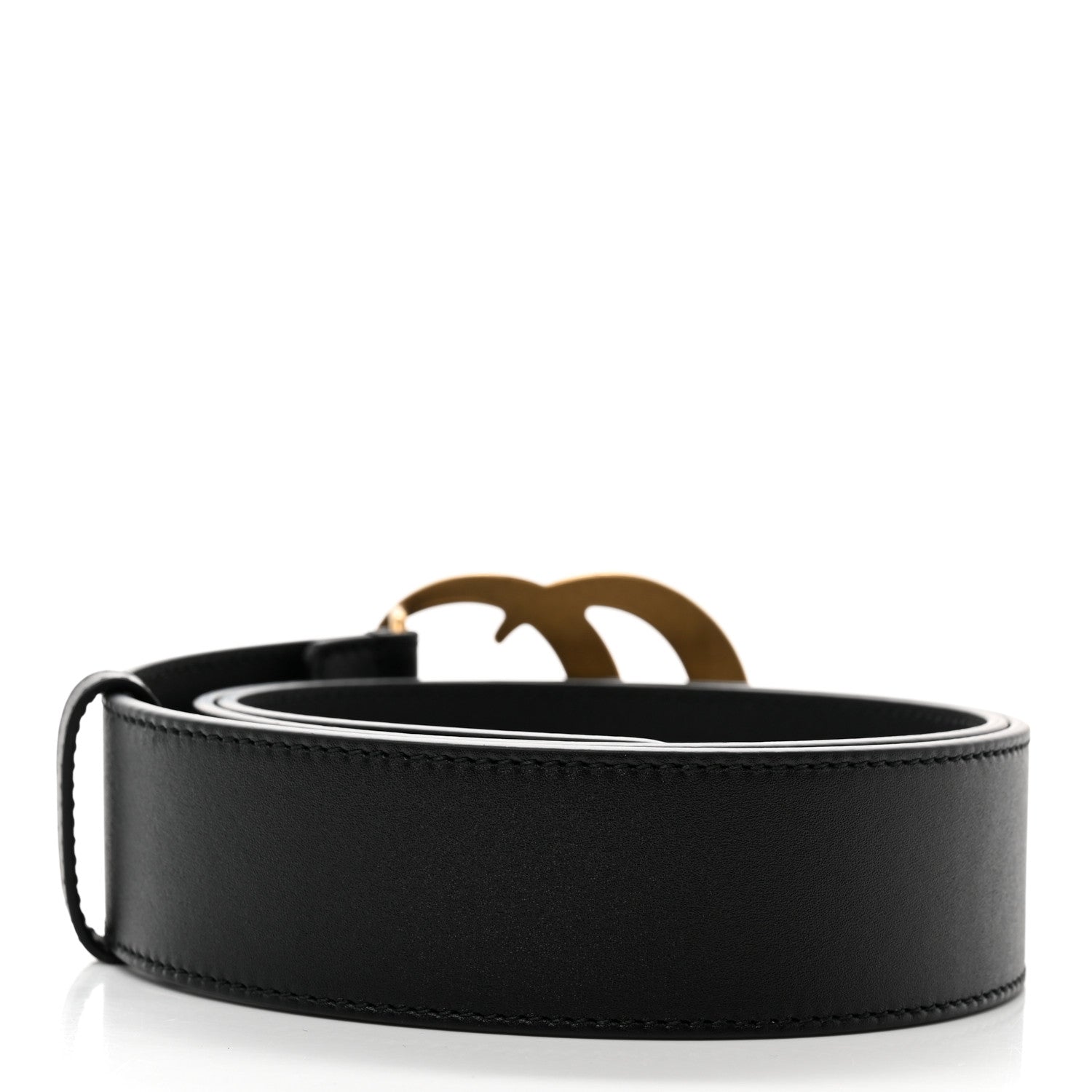 Gucci Calfskin Double G 40mm Belt 85 34 Black 2 of 6