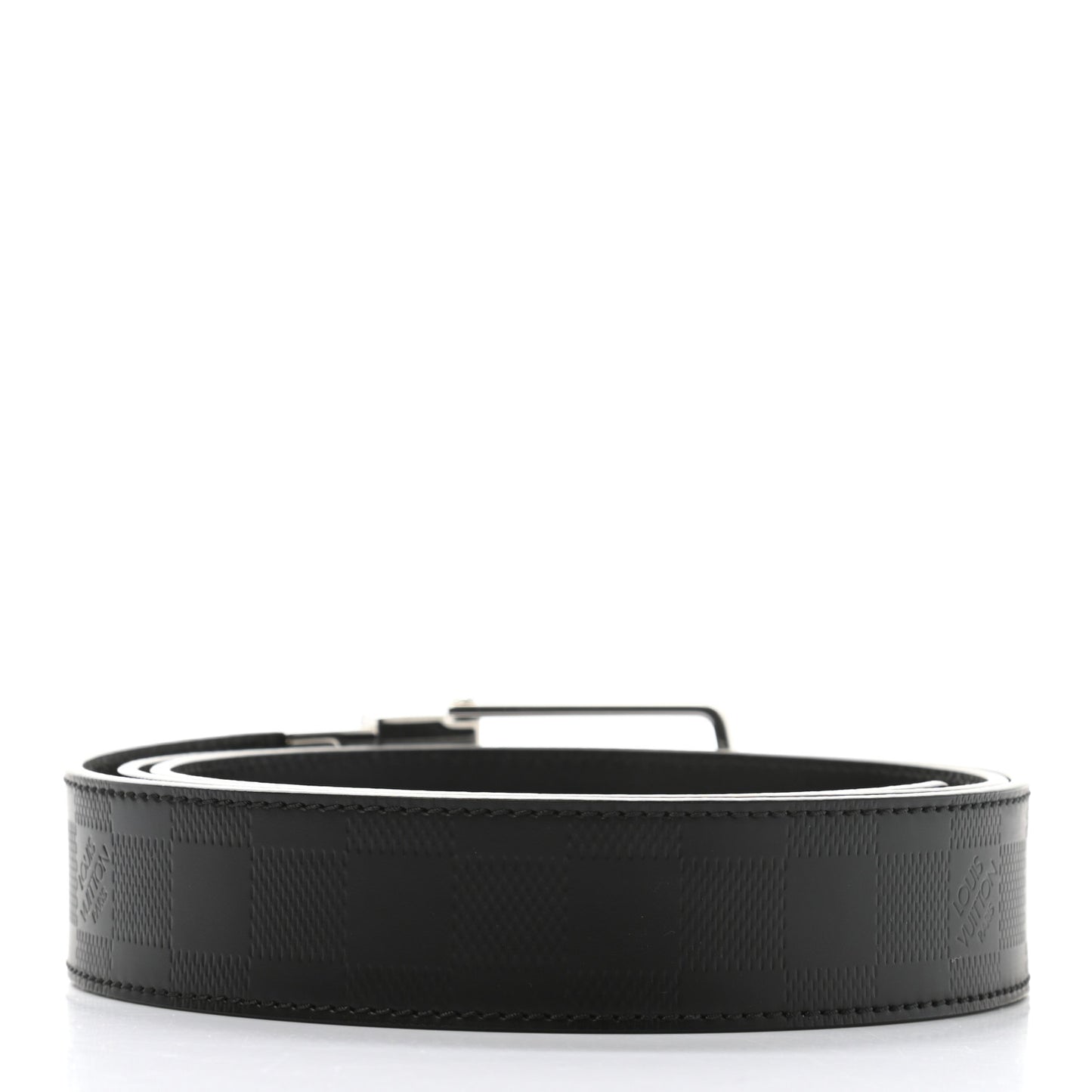 Damier Infini Calfskin 35mm Belt 110 44 Black