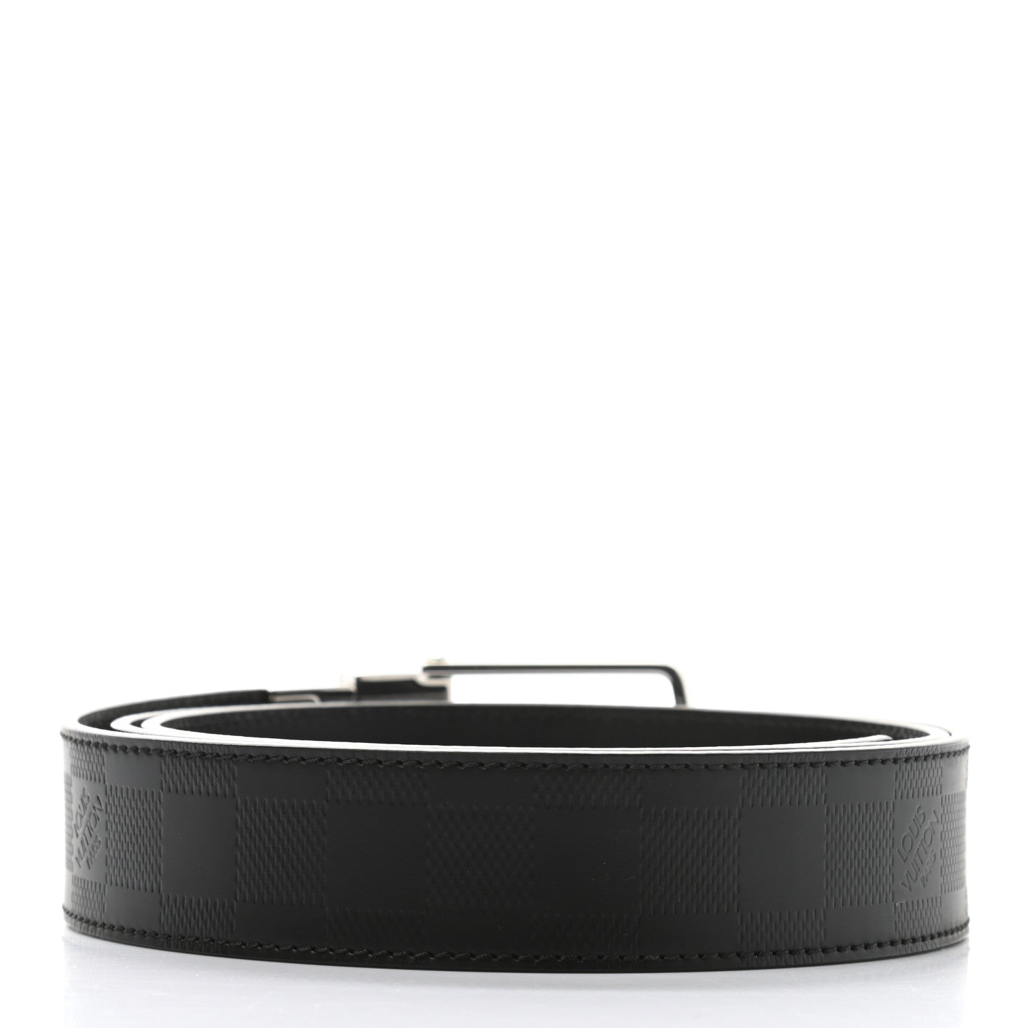 Louis Vuitton Damier Infini Calfskin 35mm Belt 110 44 Black 2 of 6