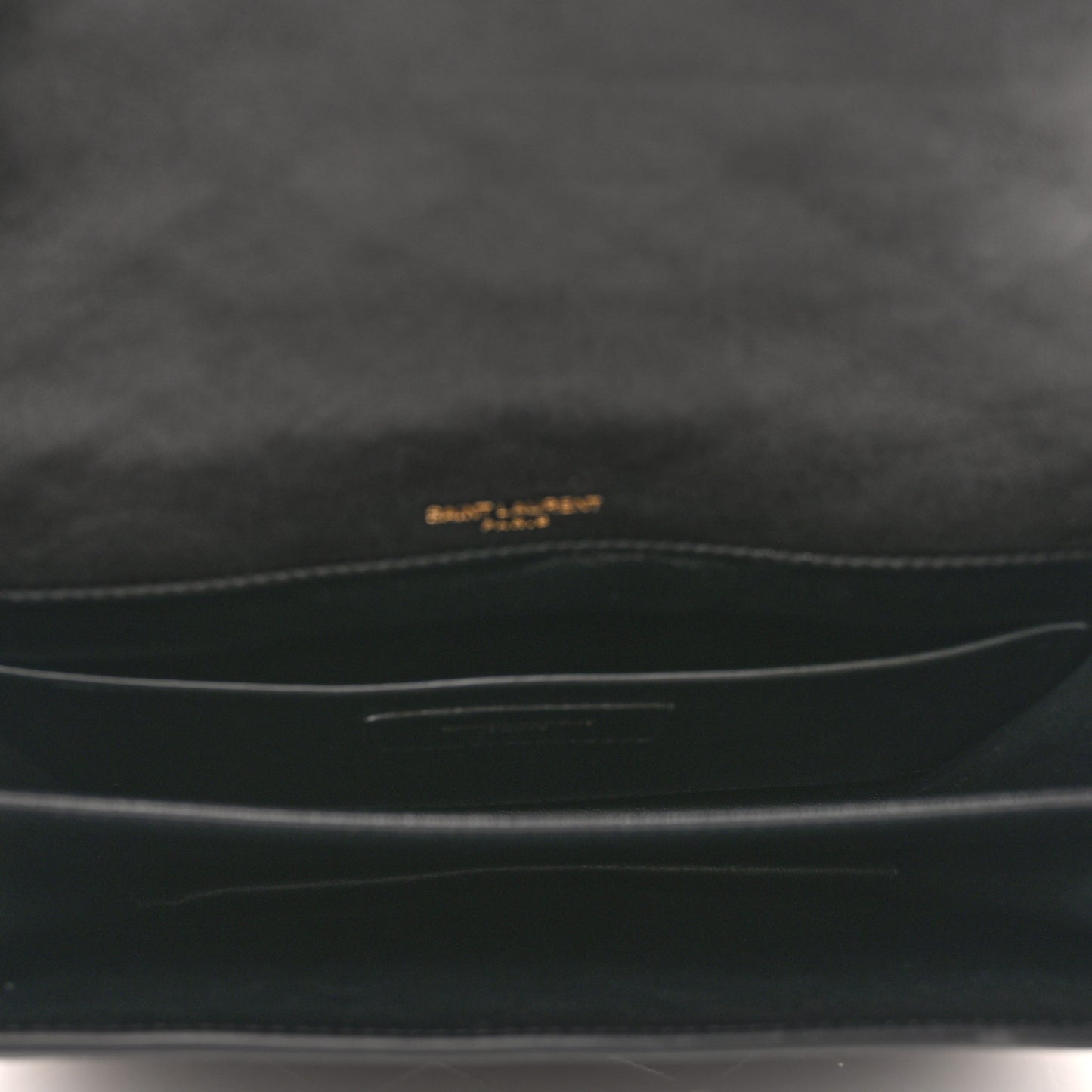 Lambskin Quilted Monogram Medium Solferino Satchel Black