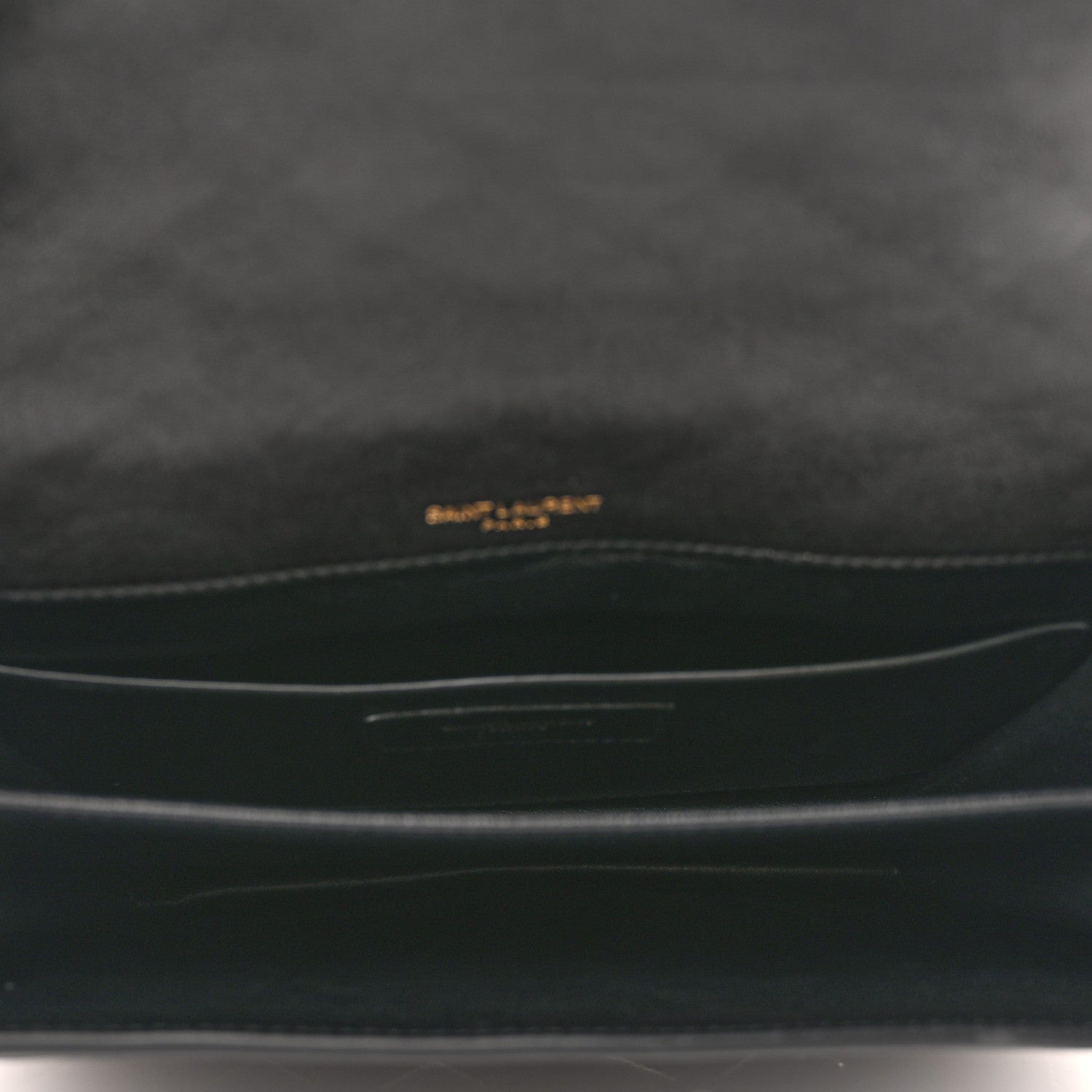 Saint Laurent Lambskin Quilted Monogram Medium Solferino Satchel Black 5 of 11