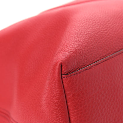 Gucci Pebbled Calfskin Medium Soho Chain Shoulder Bag Tabasco Red 8 of 12