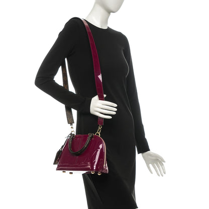 Louis Vuitton Patent Monogram Alma BB Magenta 2 of 7