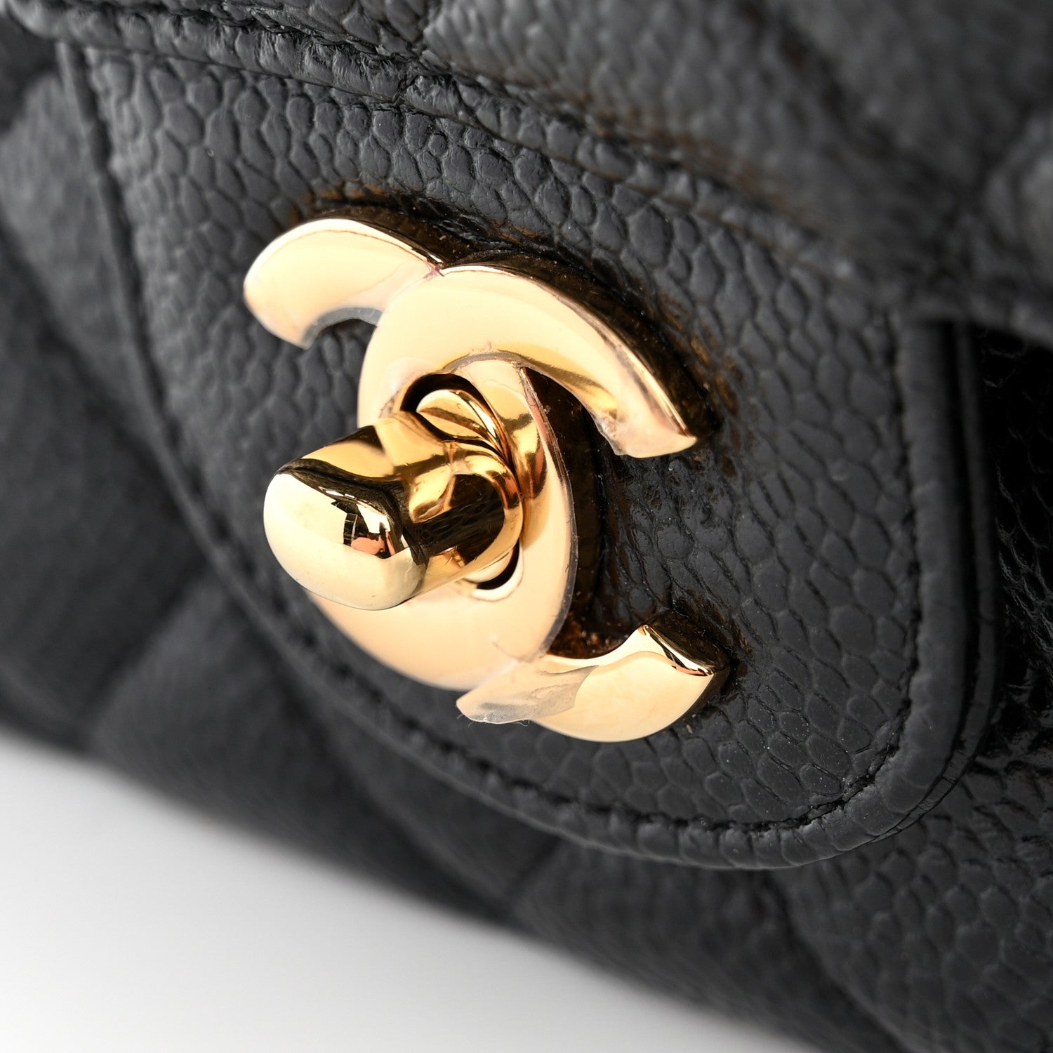 Chanel Caviar Quilted Medium Double Flap Black 11 of 11