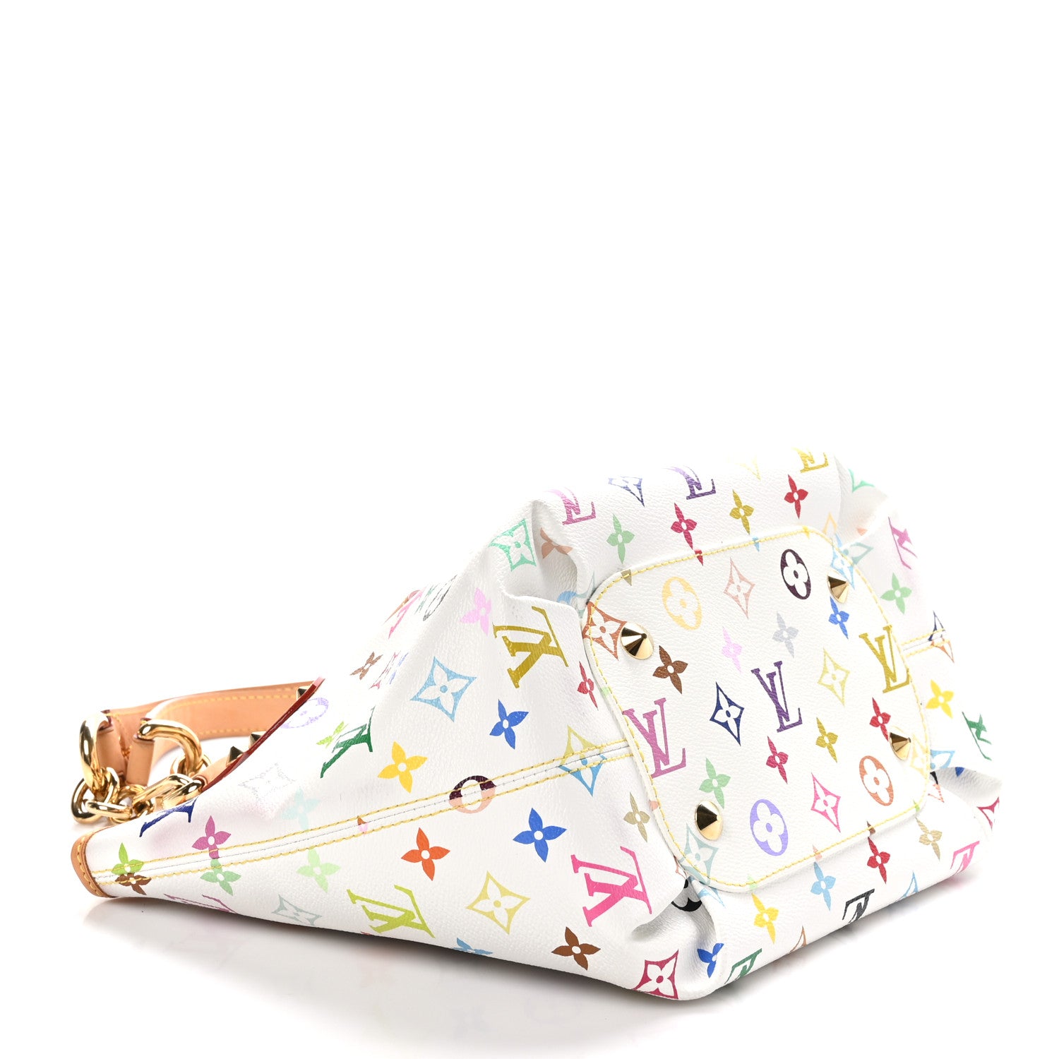 Louis Vuitton Monogram Multicolor Annie MM White 4 of 10