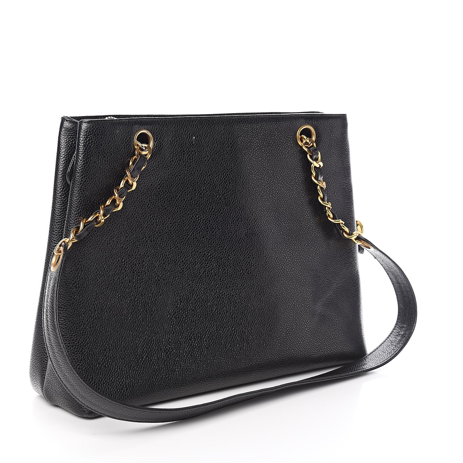 Chanel Caviar Flap Shoulder Bag Black 3 of 13