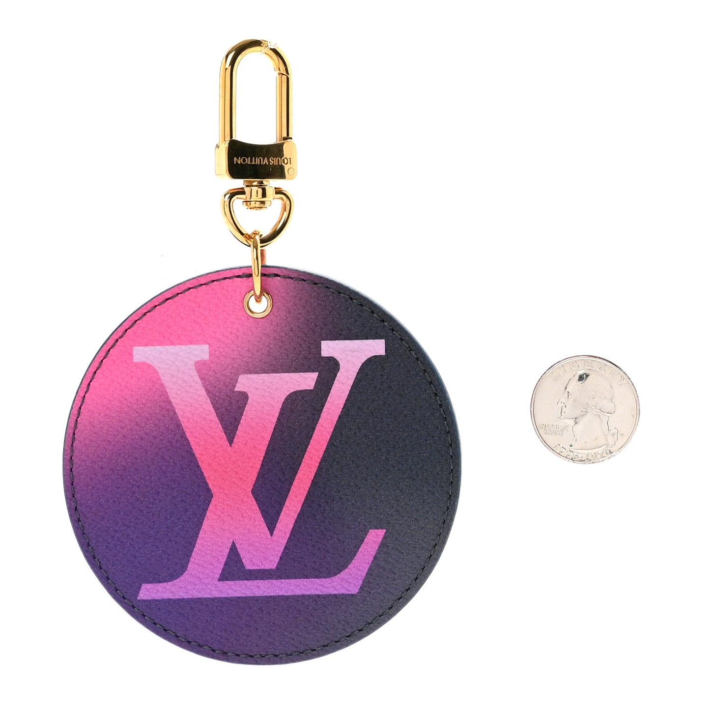 Monogram Giant Spring In The City Illustre Bag Charm Midnight Fuchsia