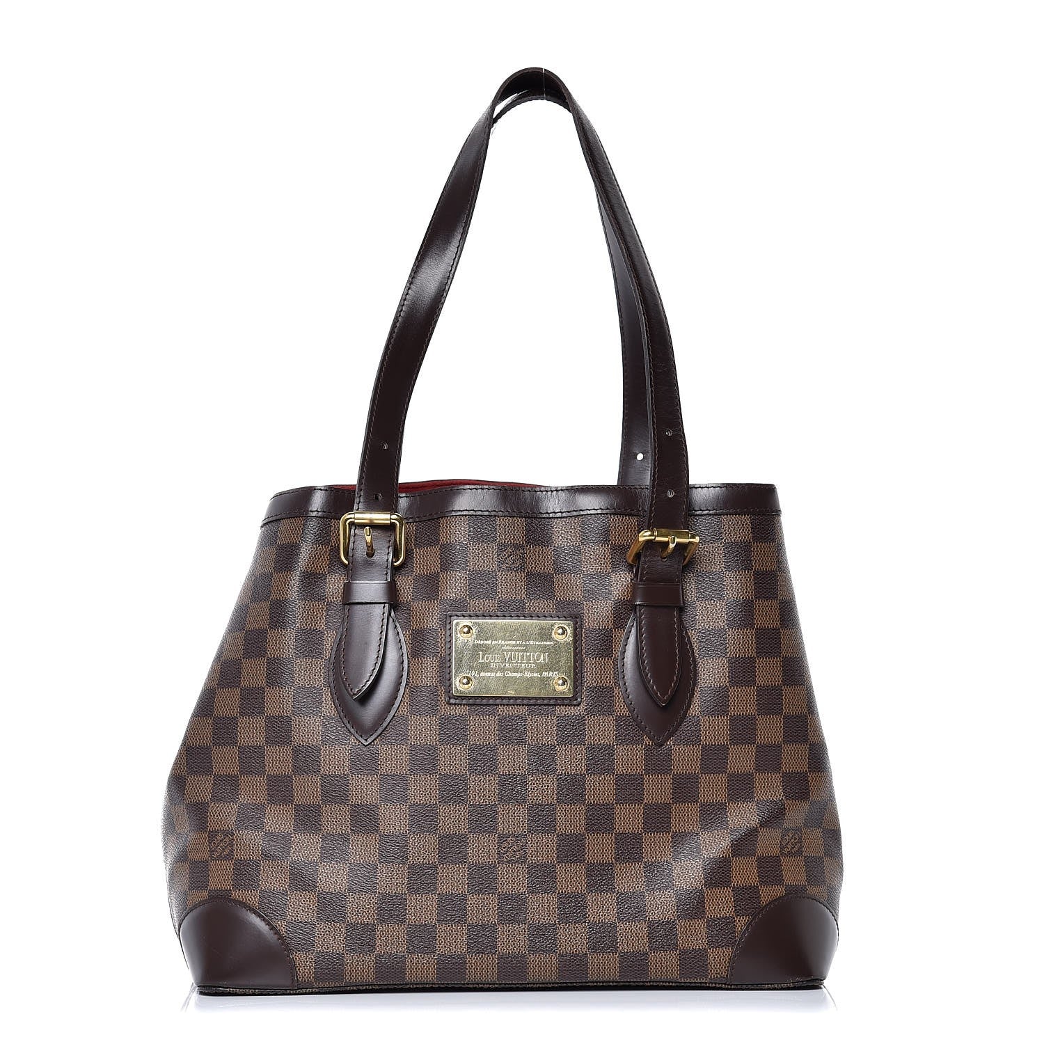 Louis Vuitton Damier Ebene Hampstead MM 1 of 17