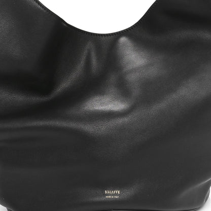 Khaite Calfskin Medium Lotus Tote Black 6 of 8