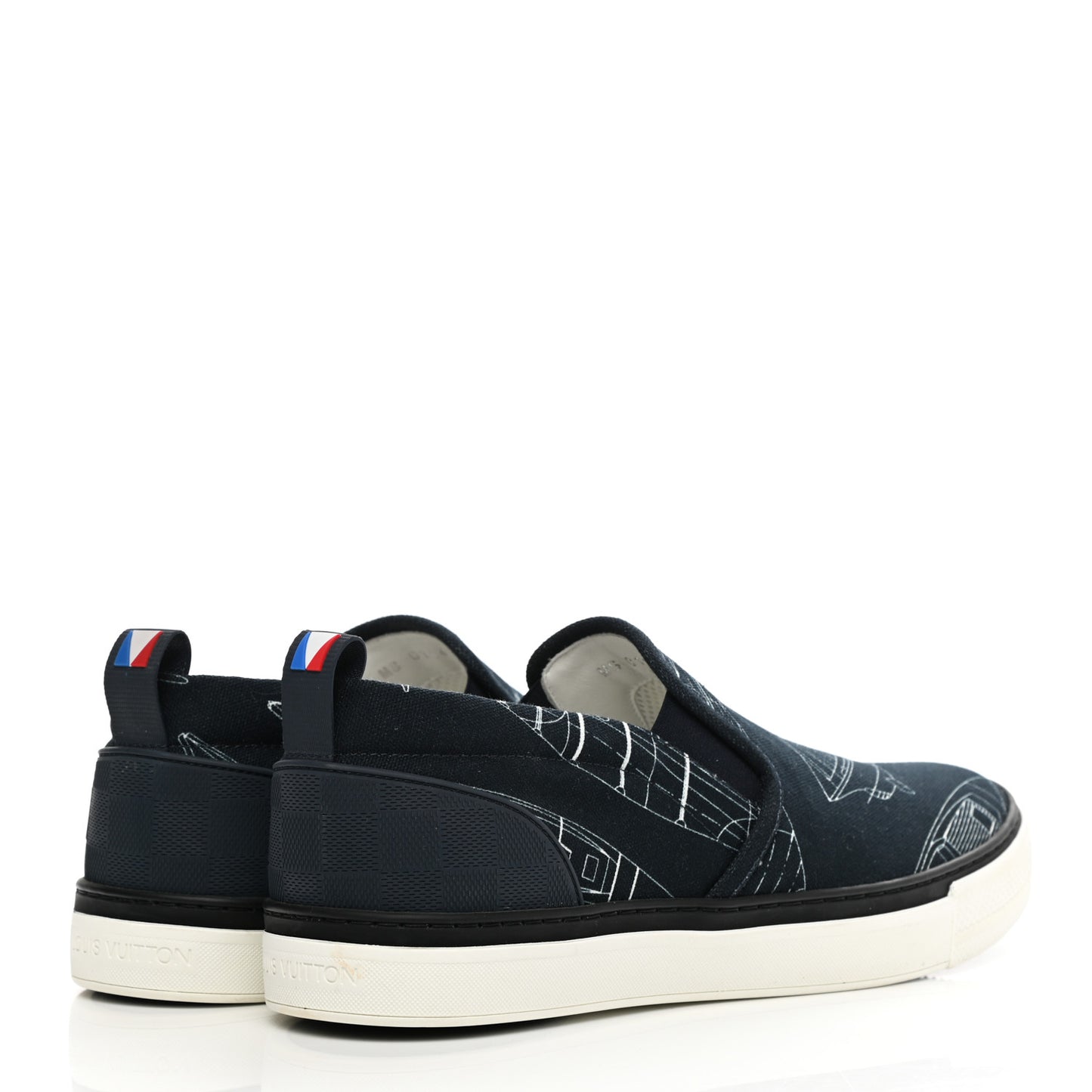 Canvas Victory Boats Slip On Sneakers 8 Pacific Blue