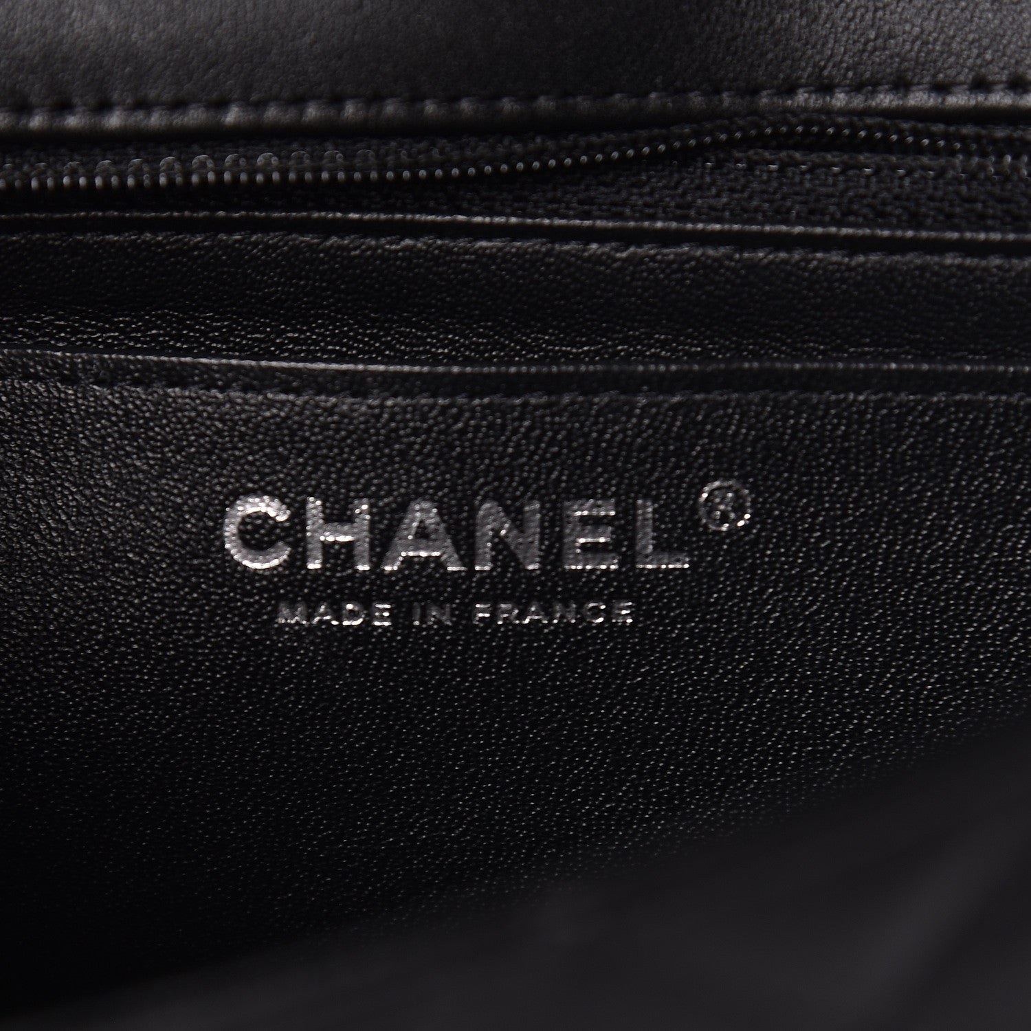 Chanel Lambskin Quilted Mini Rectangular Flap Black 8 of 11