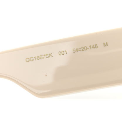 Gucci Acetate Square Frame Sunglasses GG1667SK Black White 7 of 9