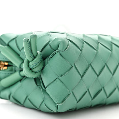 Bottega Veneta Nappa Intrecciato Candy Loop Camera Bag Mermaid 8 of 9