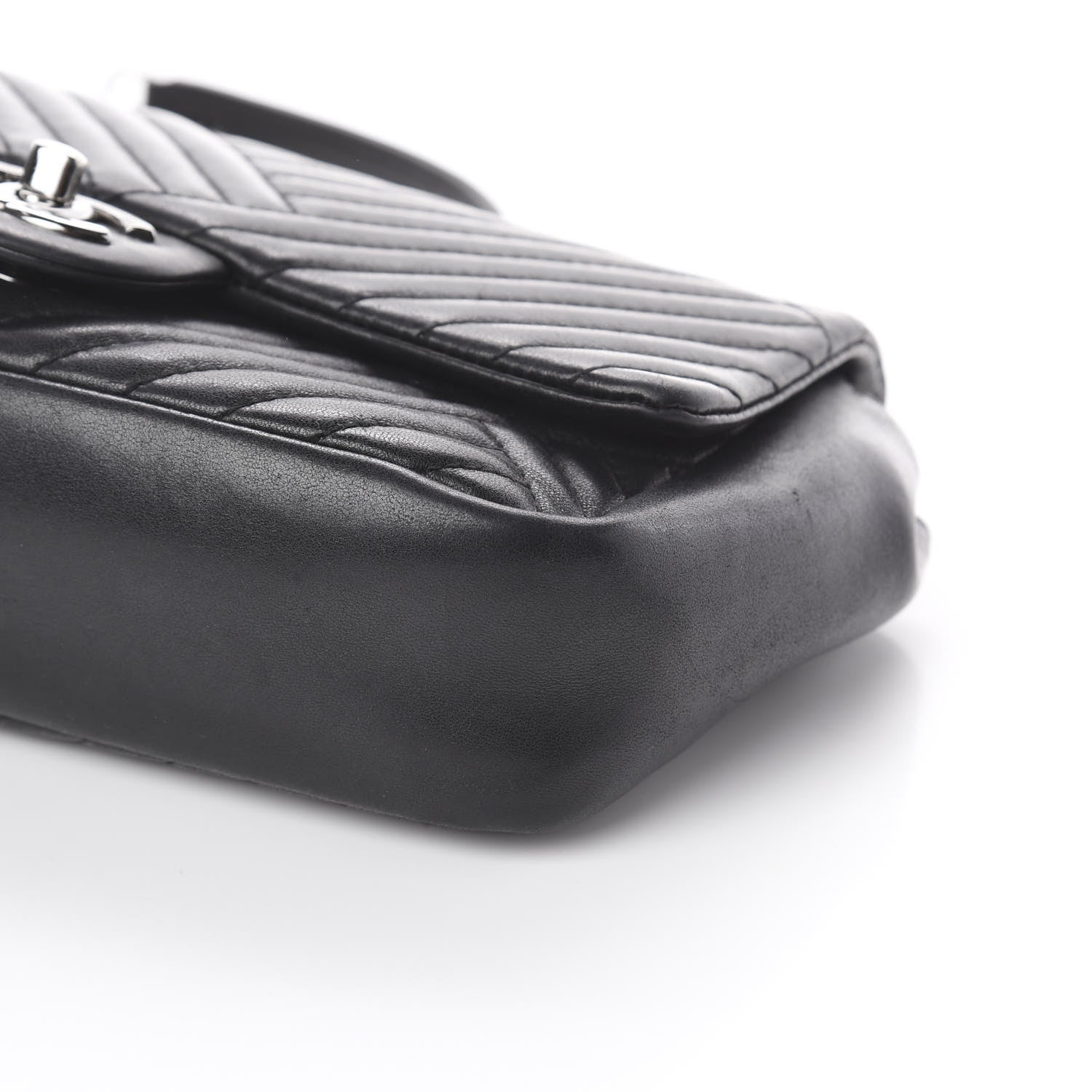 Chanel Lambskin Small CC Crossing Flap Black 6 of 12