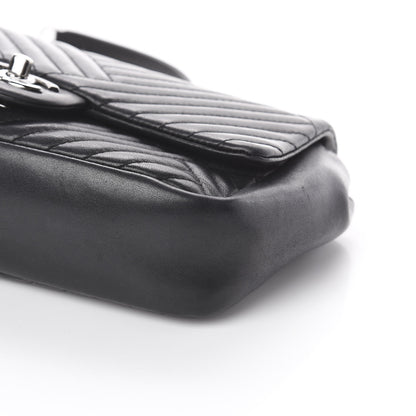 Chanel Lambskin Small CC Crossing Flap Black 6 of 12