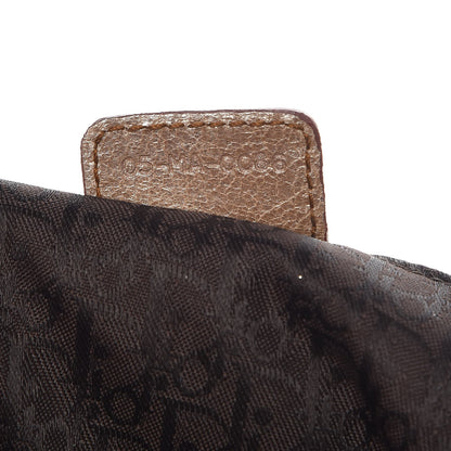 Christian Dior Metallic Calfskin Medium Gaucho Double Saddle Bag Bronze 7 of 13