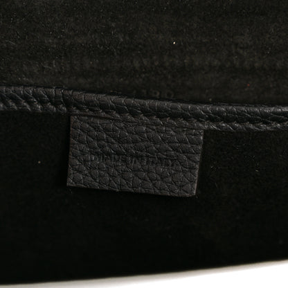 Celine Drummed Calfskin Nano Luggage Black 7 of 13
