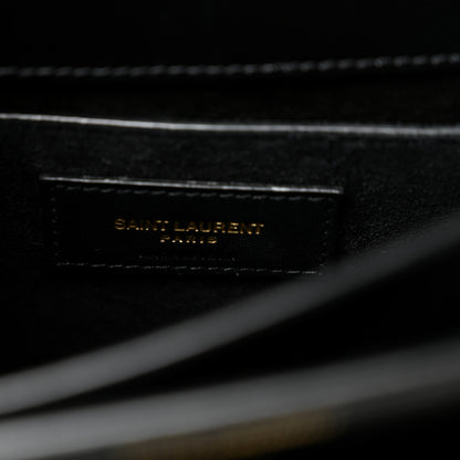 Saint Laurent Calfskin Medium Monogram Sunset Black 7 of 12