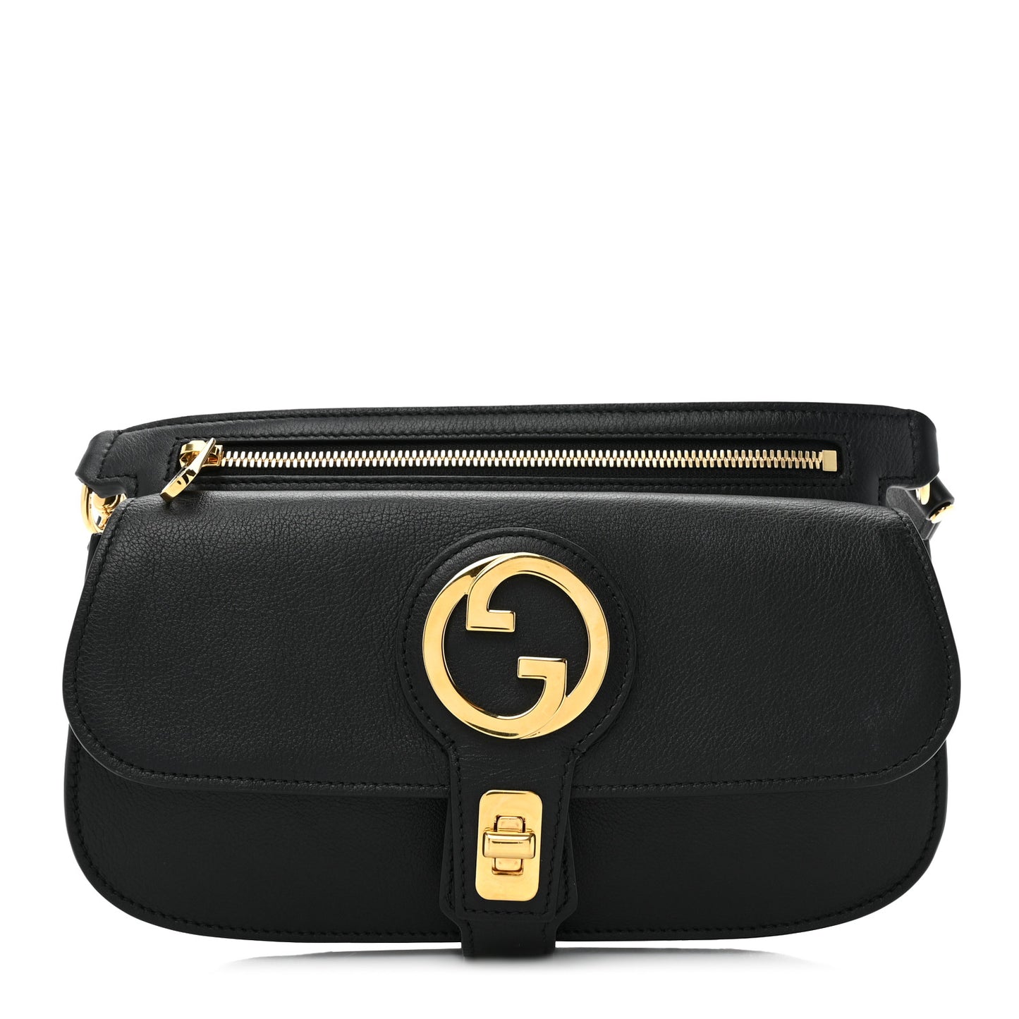 Calfskin GG Roxy Blondie Belt Bag Black