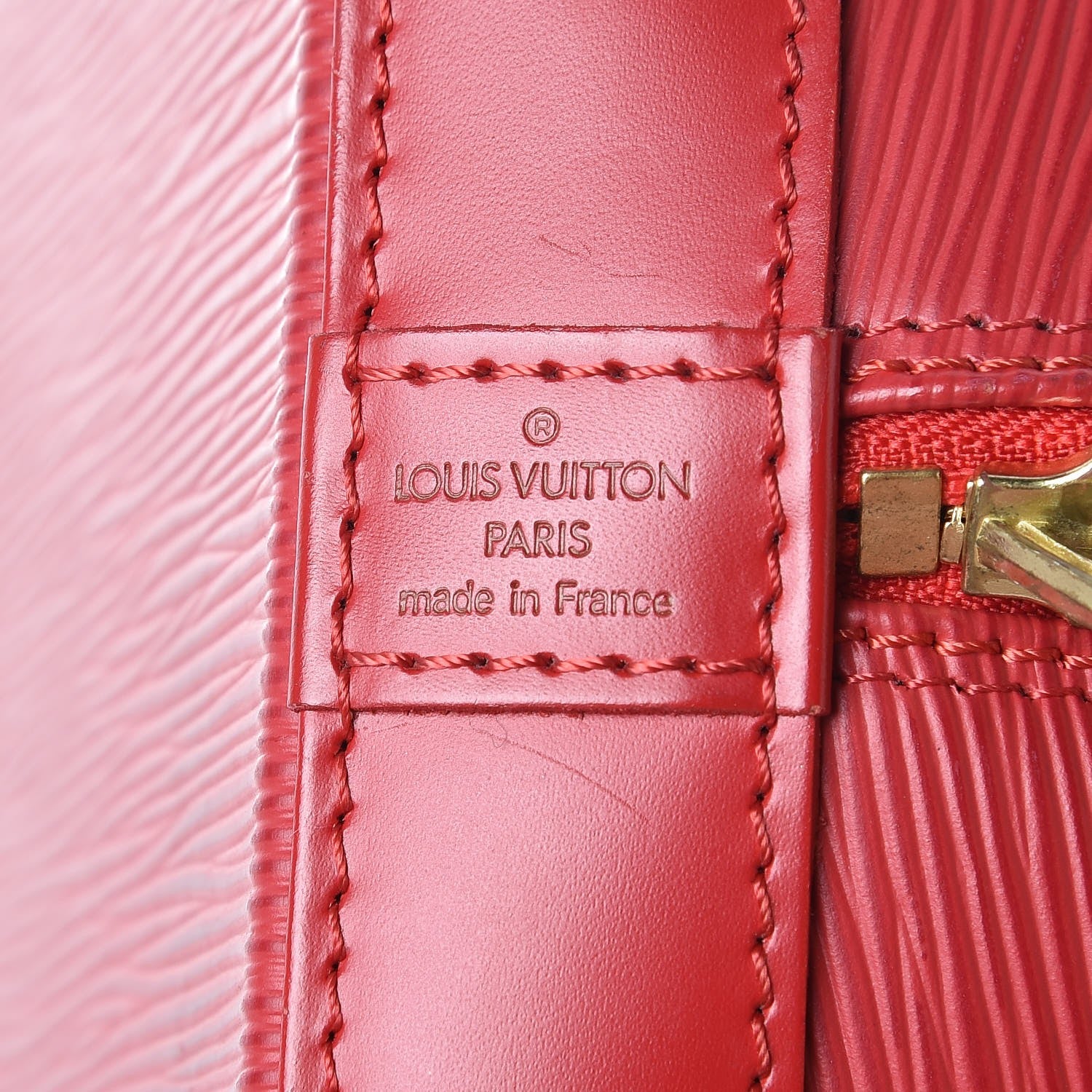 Louis Vuitton Epi Alma MM Rouge 16 of 16