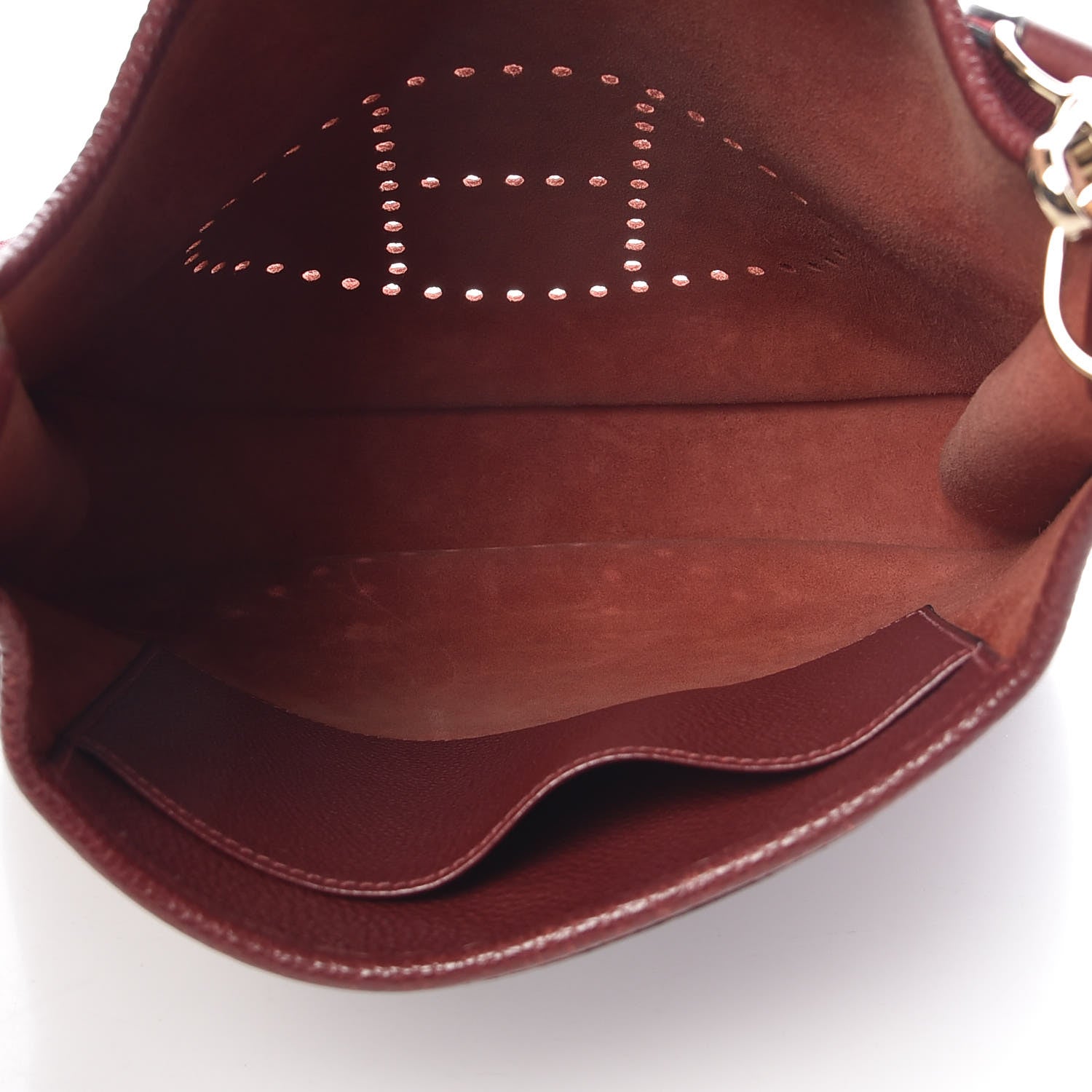 Hermes Togo Evelyne PM Rouge H 5 of 12