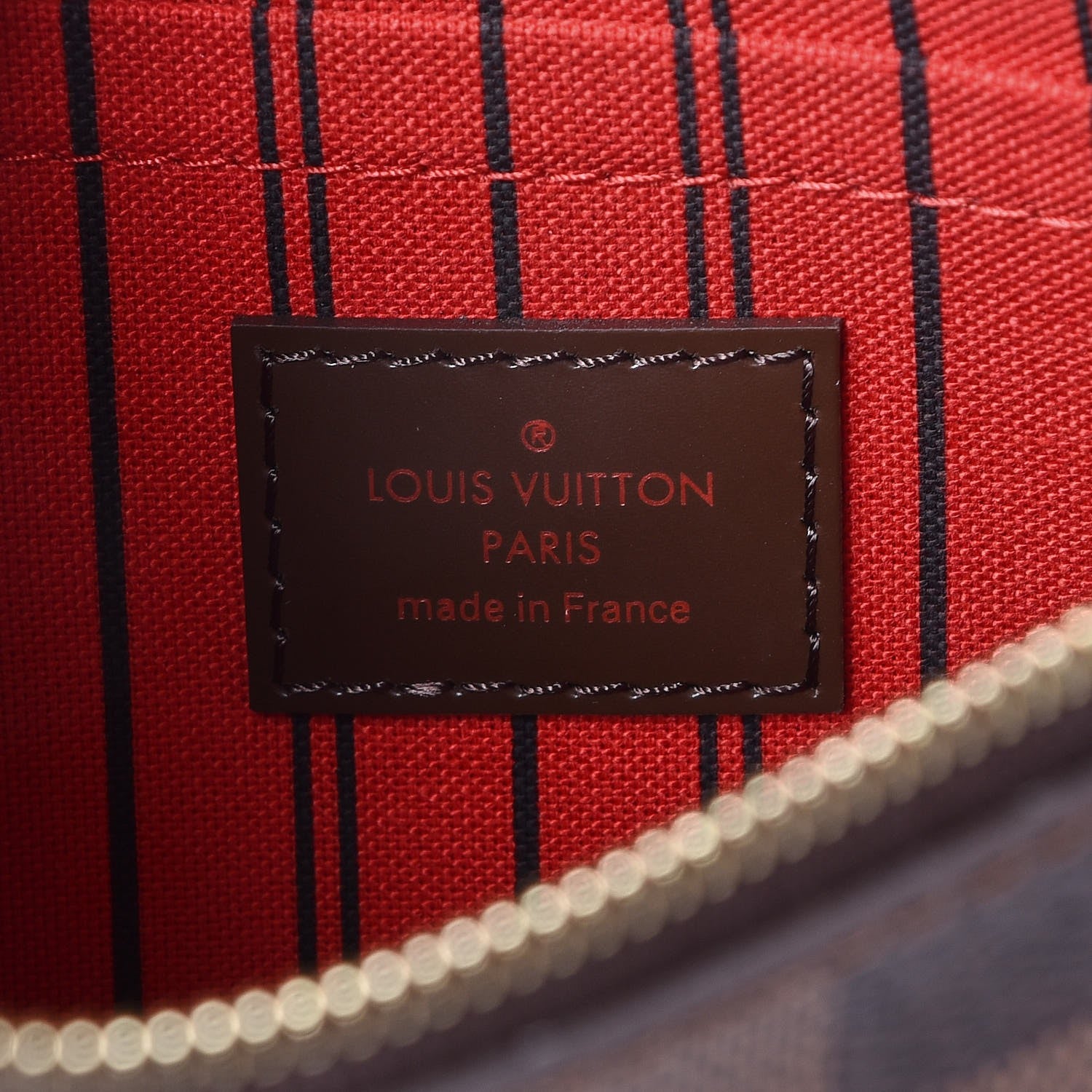 Louis Vuitton Damier Ebene Neverfull MM GM Pochette 6 of 7