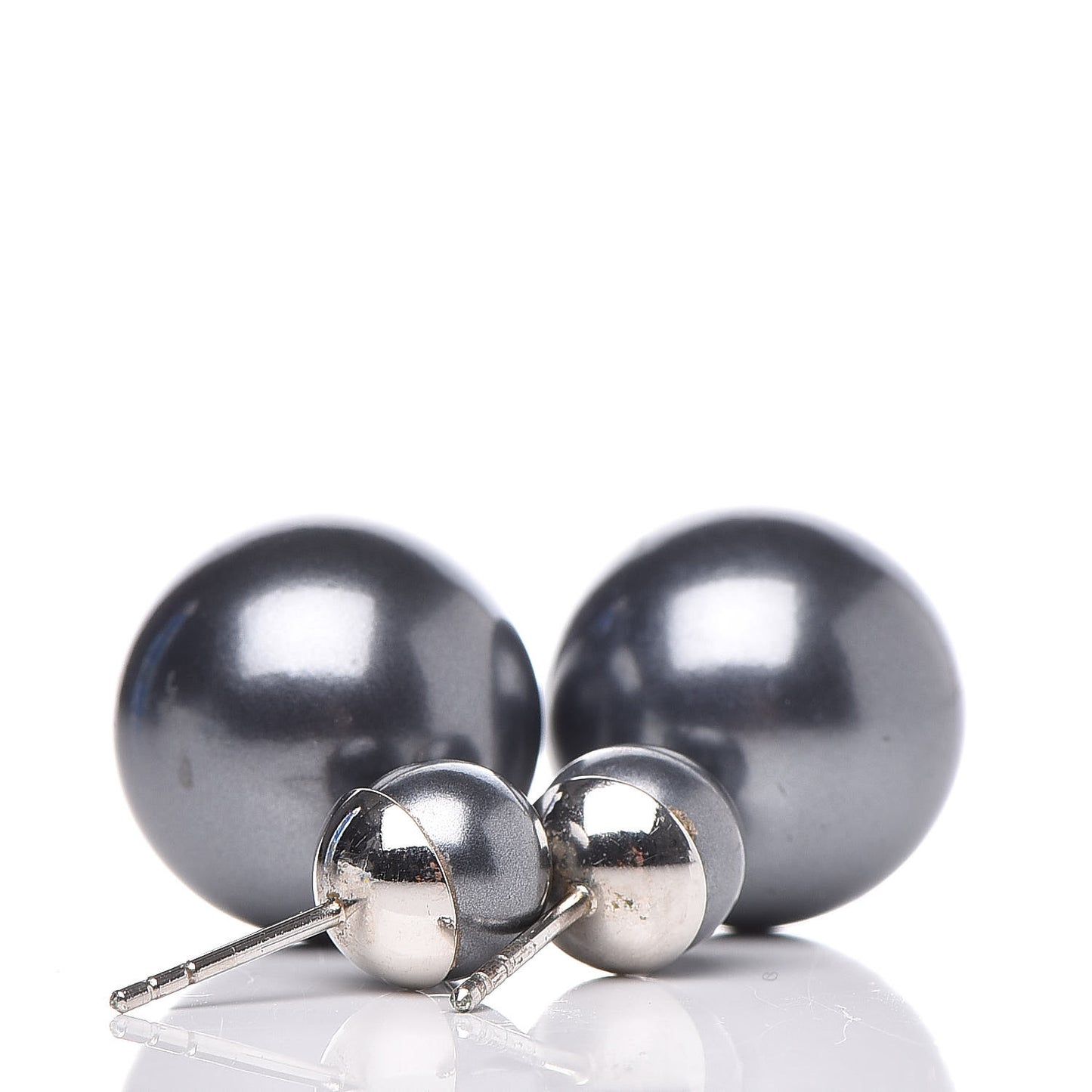Mise En Dior Tribal Earrings Grey