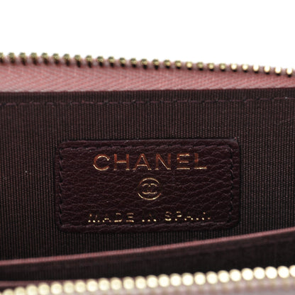Chanel Sheepskin Quilted Mademoiselle Vintage Zip Coin Purse Light Pink 6 of 7