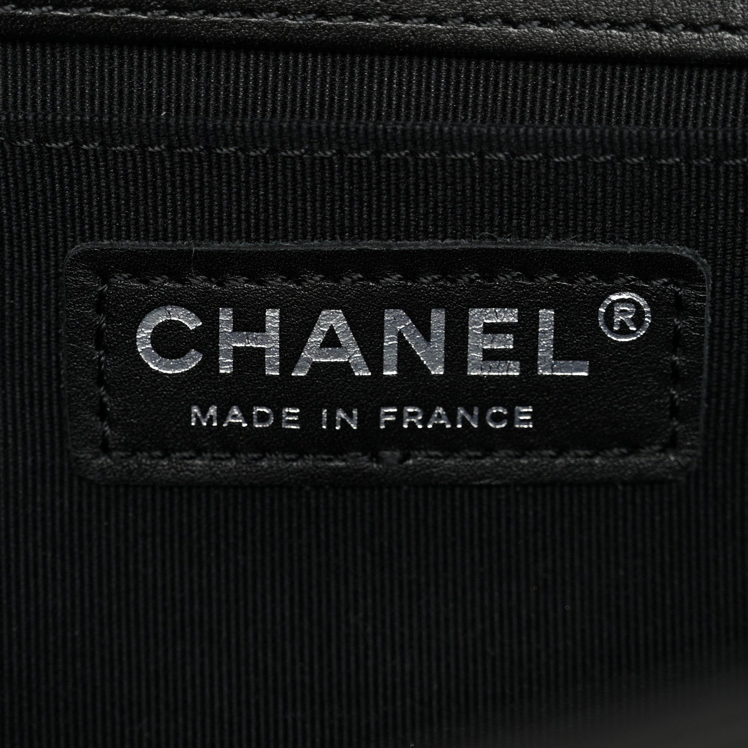 Chanel Calfskin Chevron Quilted Medium Boy Flap Black 6 of 11