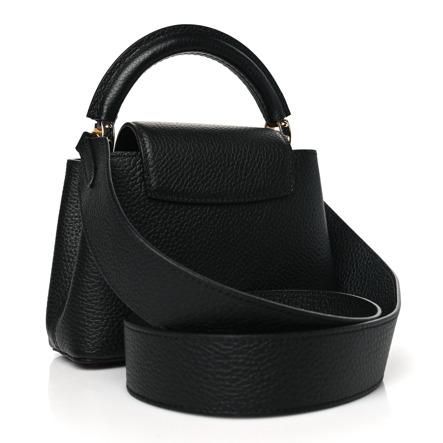 Louis Vuitton Taurillon Mini Capucines Black 3 of 9