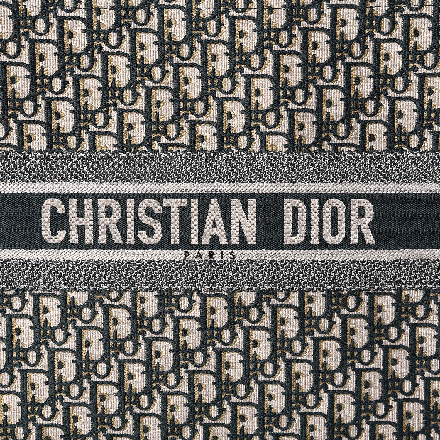 Christian Dior Oblique Large Book Tote Vert Multicolor 8 of 10