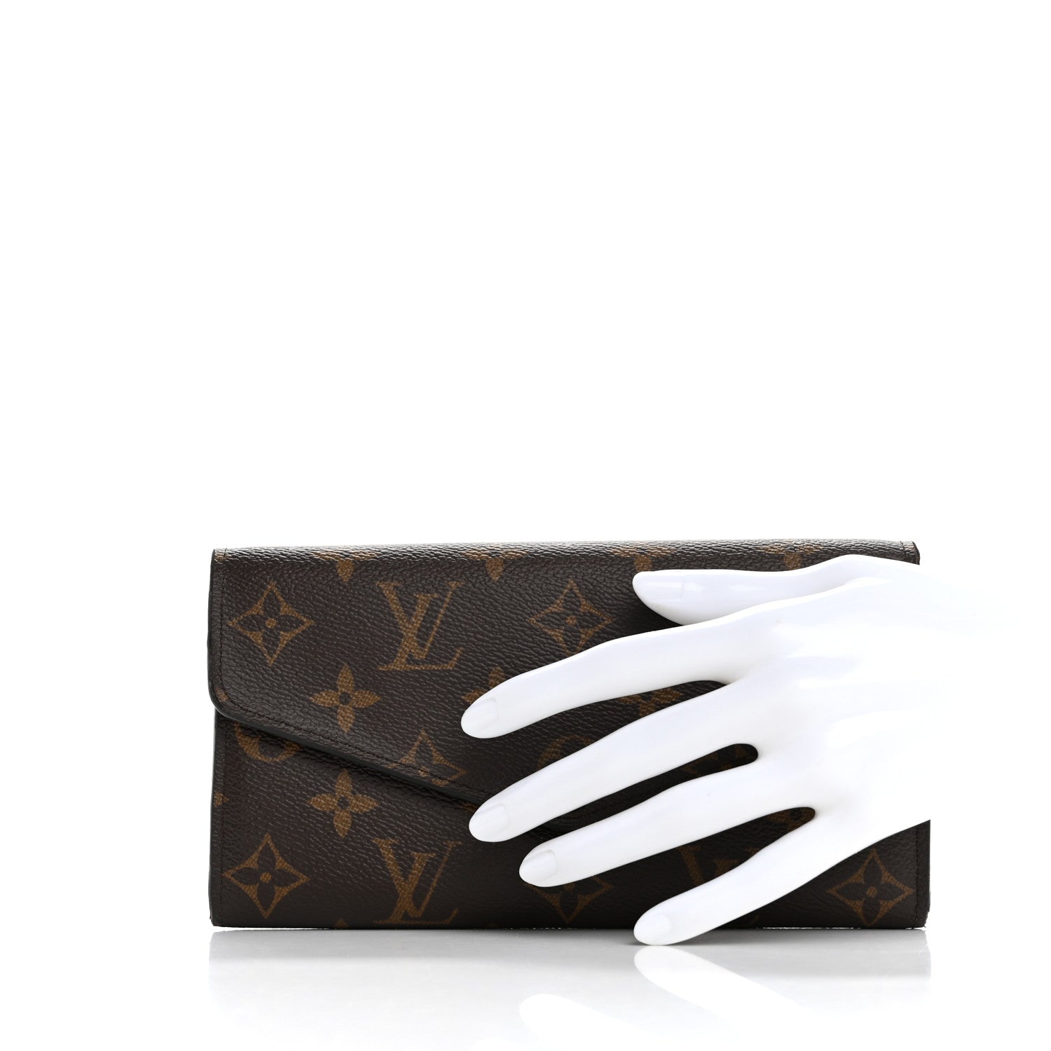 Louis Vuitton Monogram Sarah Wallet NM Coquelicot 2 of 11