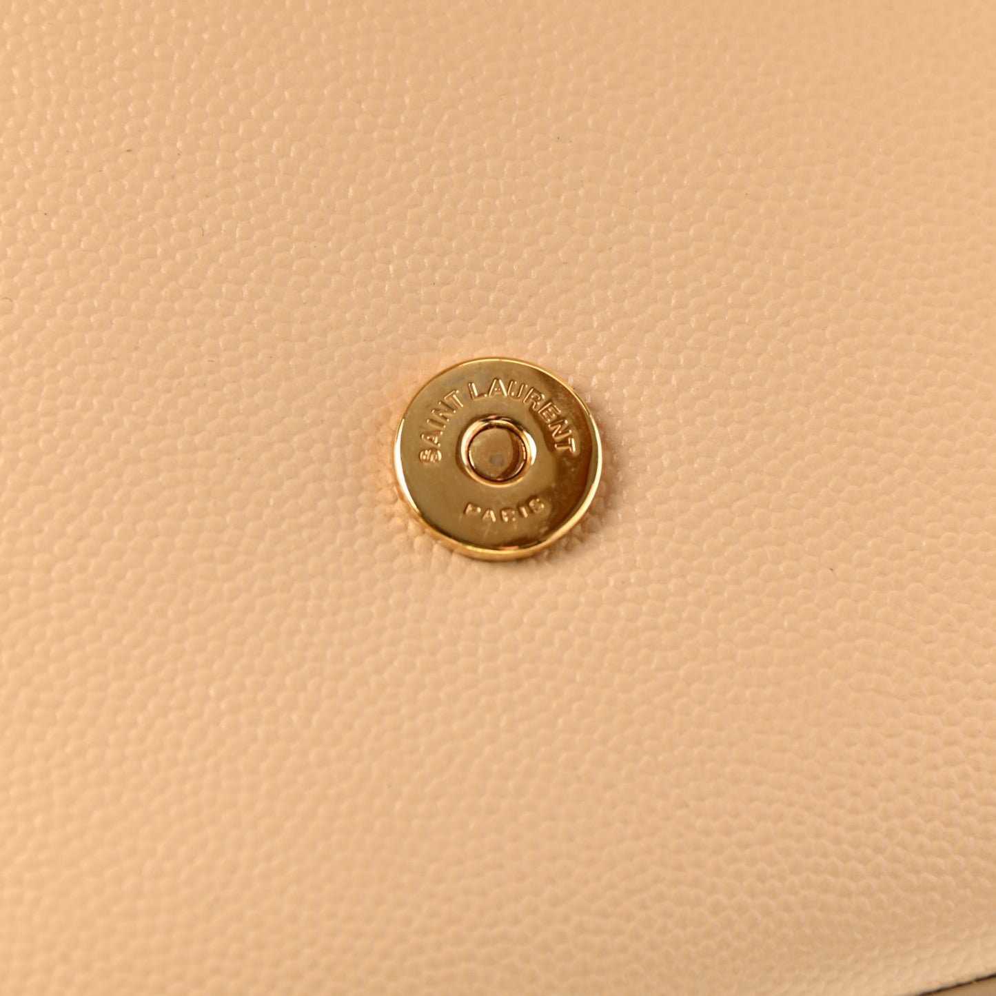 Grain De Poudre Classic Monogram Cassandre Clutch Nude