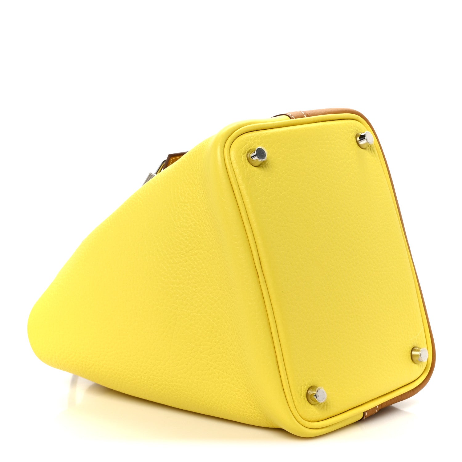 Hermes Taurillon Clemence Casaque Picotin Lock 18 PM Lime Sesame 4 of 10