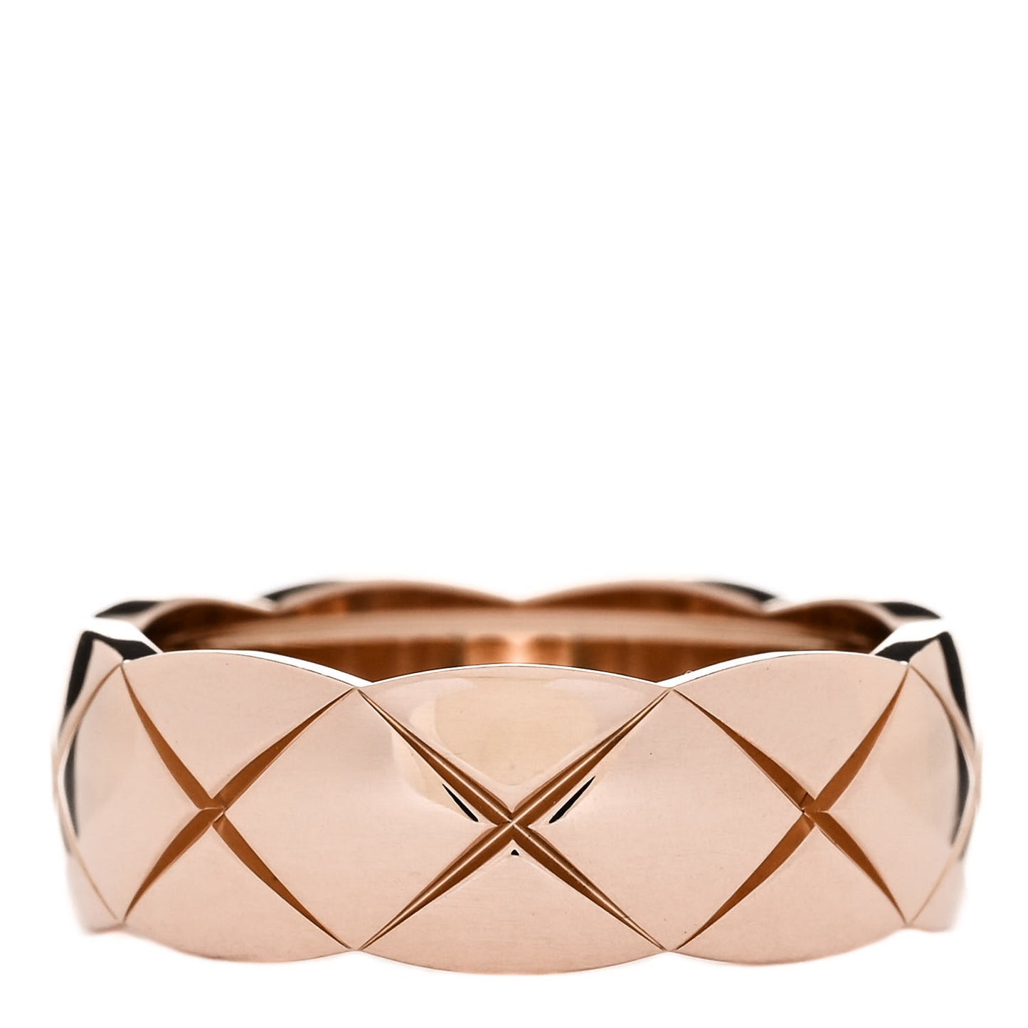 18K Beige Gold Small Coco Crush Ring 53 6.5