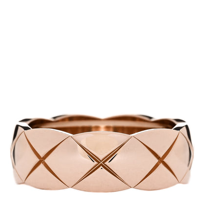 Chanel 18K Beige Gold Small Coco Crush Ring 53 6.5 3 of 6