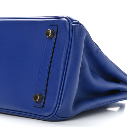 Hermes Swift Birkin 25 Bleu Electrique 10 of 11