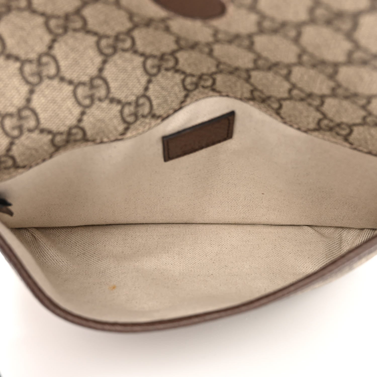 Gucci GG Supreme Monogram Neo Vintage Web Belt Bag Brown 5 of 10
