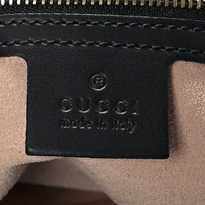 Gucci Soft GG Supreme Monogram Bees Small Crossbody Tote Beige Oro Black 6 of 9