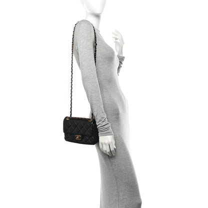 Chanel Grained Lambskin Quilted Mini Flap Black 2 of 11