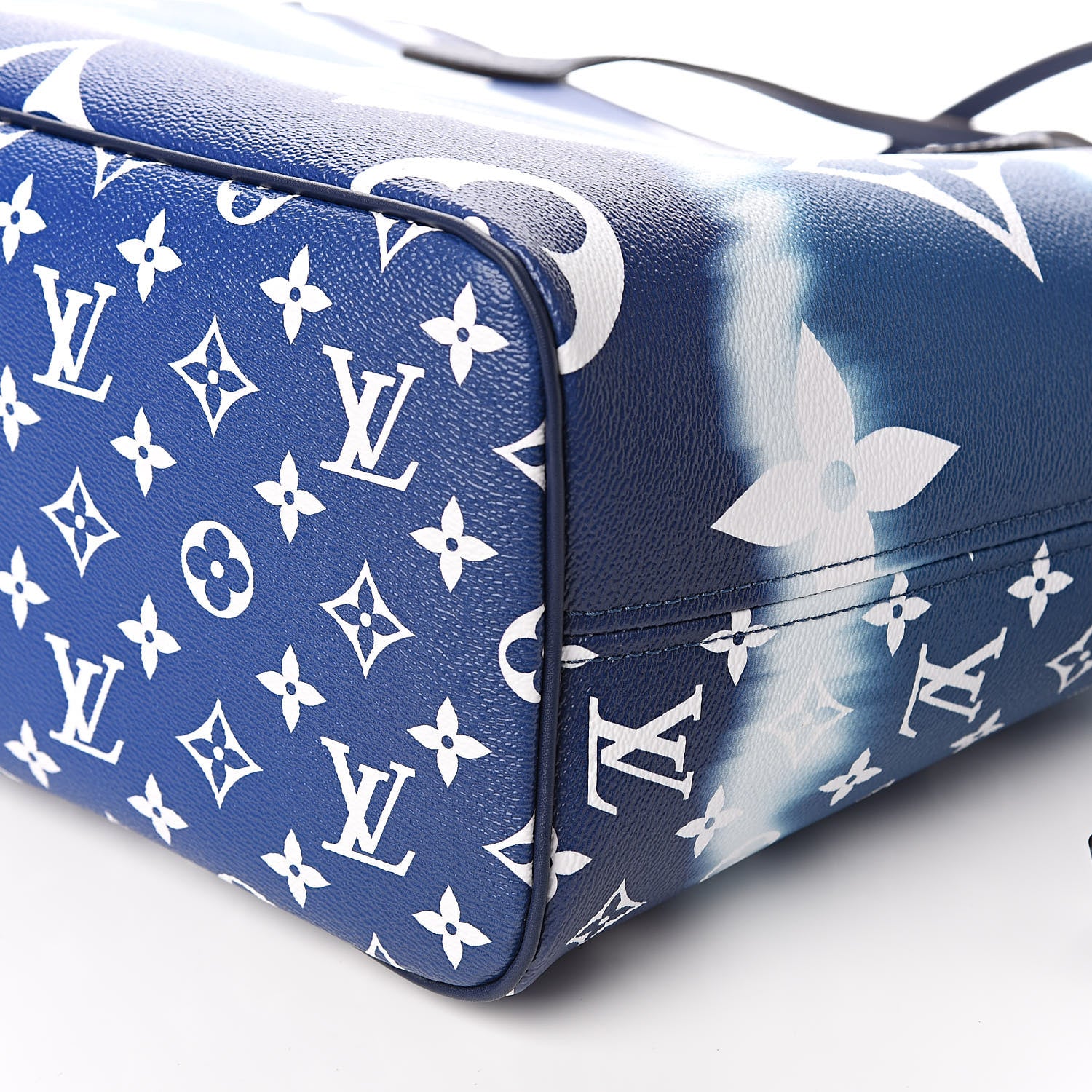 Louis Vuitton Monogram Escale Neverfull MM Blue 9 of 11