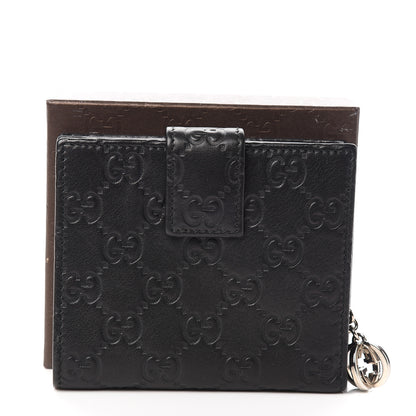 Gucci Guccissima Twins French Wallet Black 8 of 8