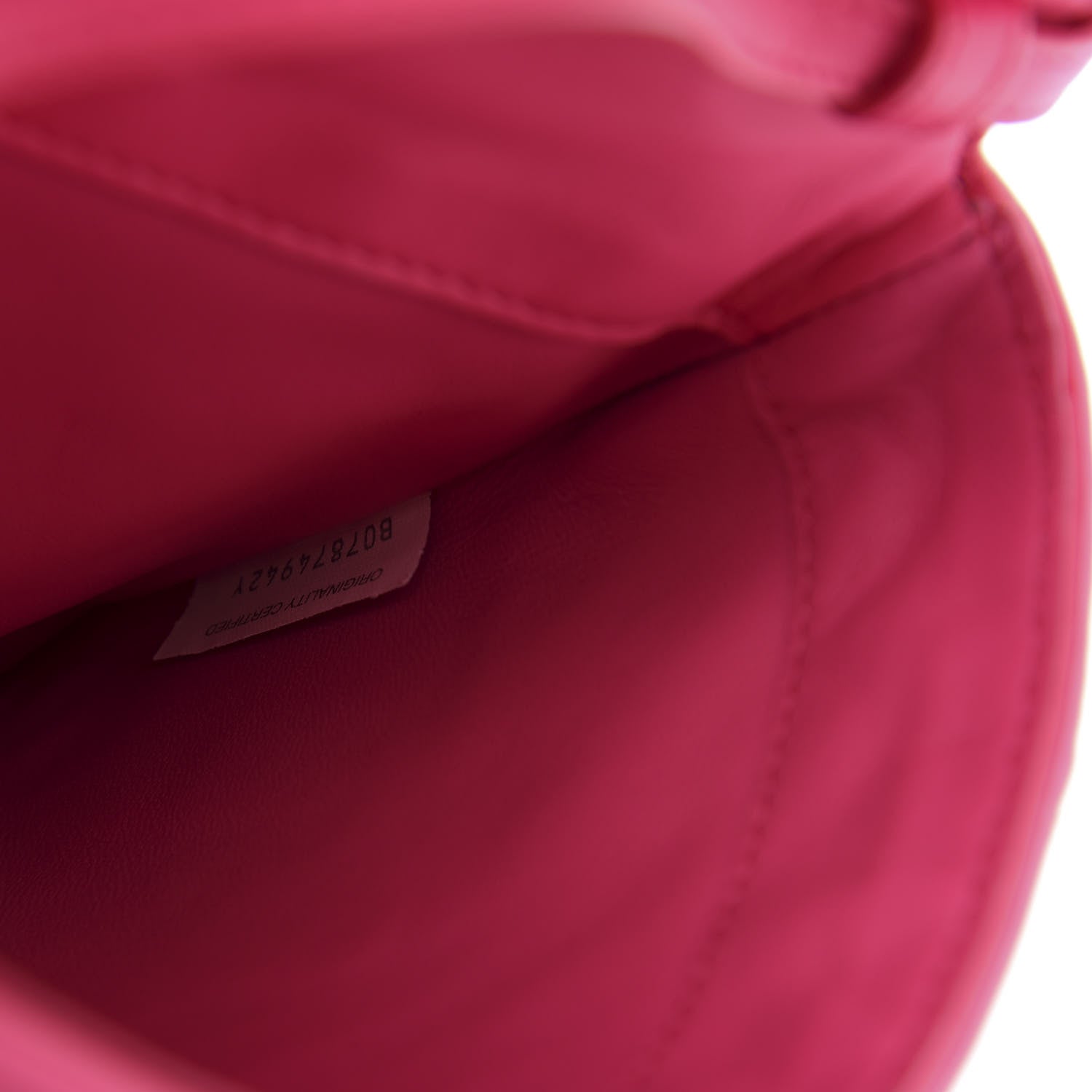 Bottega Veneta Nappa Intrecciato Flap Crossbody Fuchsia 7 of 11