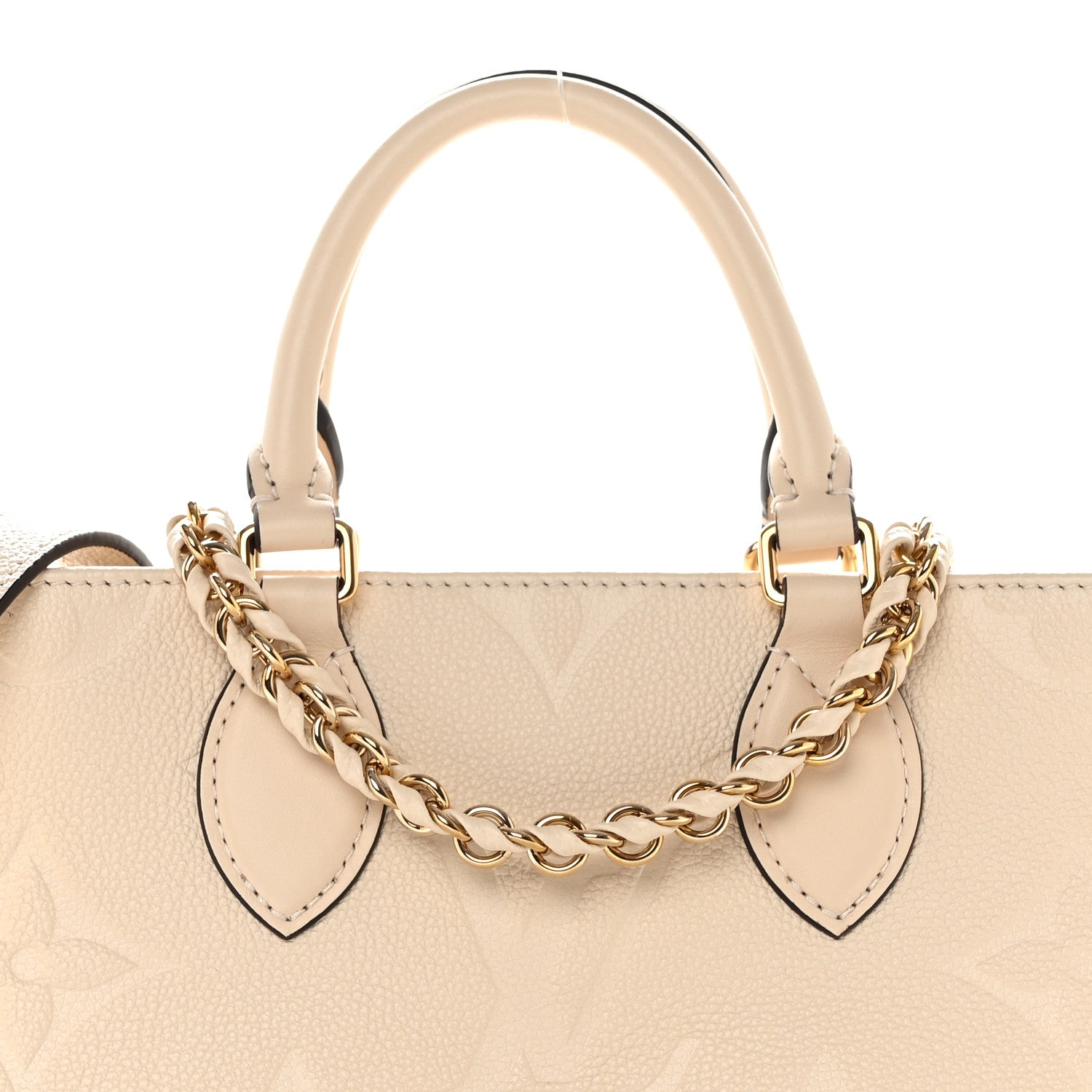 Louis Vuitton Empreinte Monogram Giant OnTheGo East West Creme 7 of 9