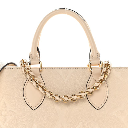Louis Vuitton Empreinte Monogram Giant OnTheGo East West Creme 7 of 9